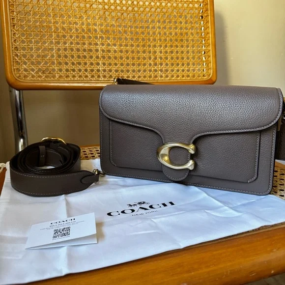 Coach Tabby 26 Shoulder Bag in Dark Stone - Picture 2 of 16